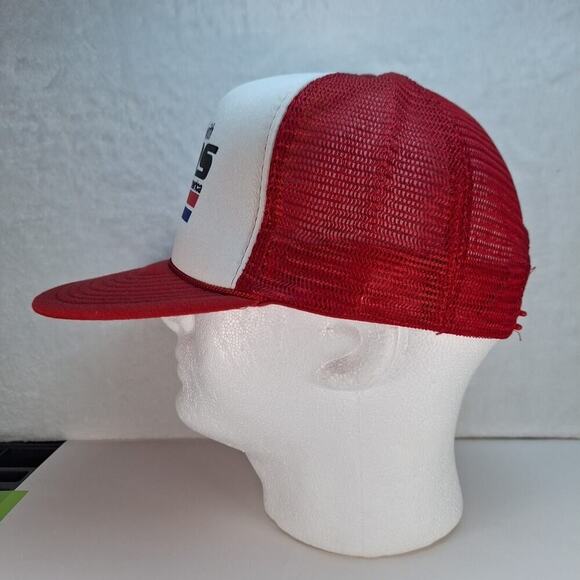 Vintage Fuel Around With Gas Trucker Hat Cap Snapback Meshback Rope Foam - Picture 3 of 8
